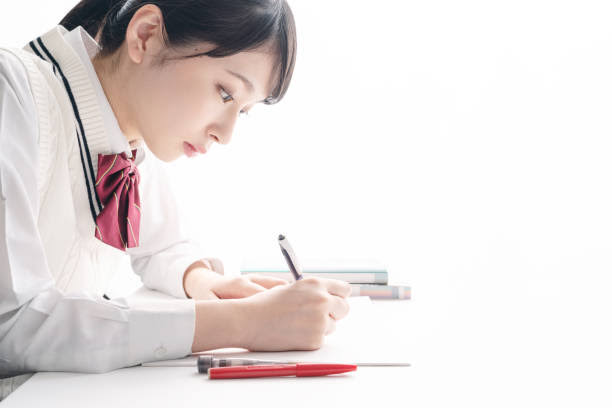 学習塾での勉強の様子